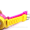 Popular Girls Silicone Strap Wristwatches